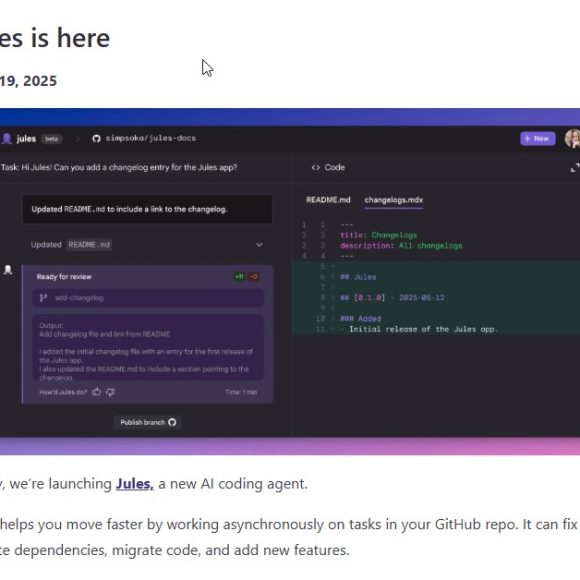 Jules — Google бот для программирования